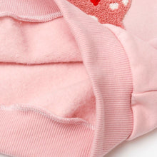 将图片加载到图库查看器，girls pink fleece sweatshirt
