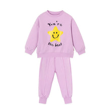将图片加载到图库查看器，kids lavender top and bottom set
